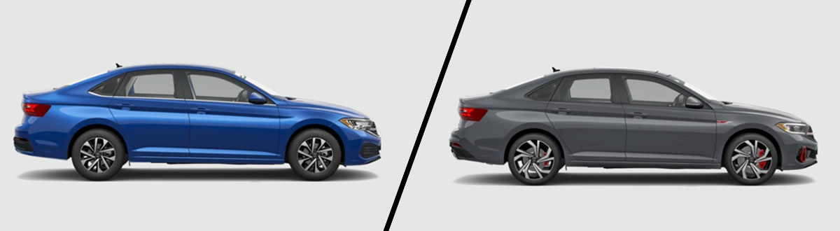 2022 Volkswagen Jetta vs 2022 Volkswagen Jetta GLI