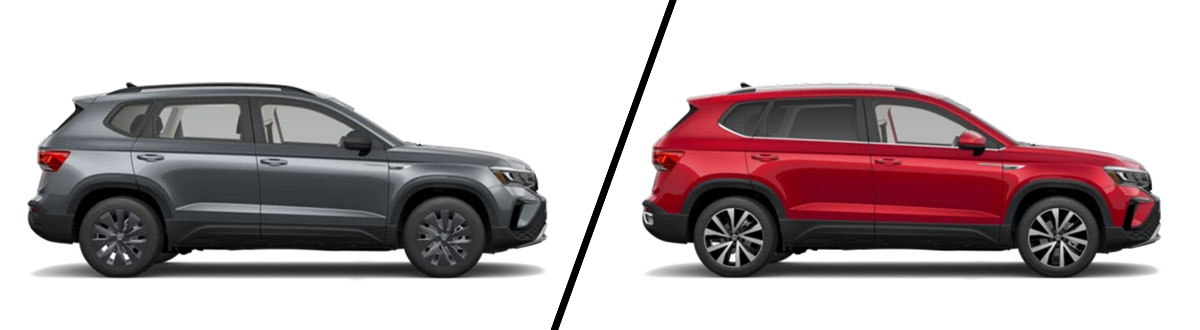 2023 Volkswagen Taos S vs 2023 Volkswagen Taos SE