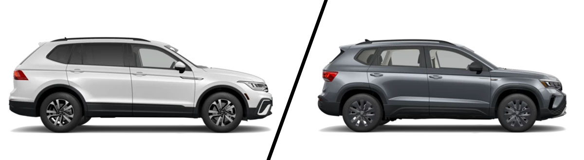 2023 Volkswagen Tiguan vs 2023 Volkswagen Taos