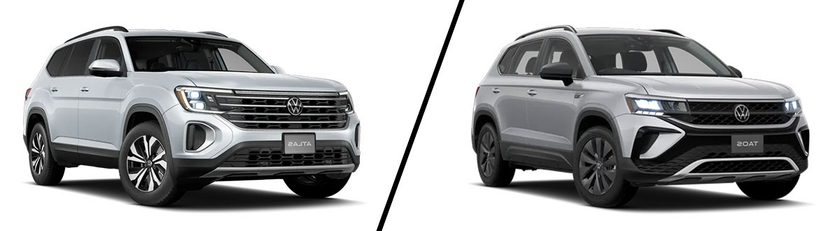 2024 Volkswagen Atlas vs 2024 Volkswagen Taos