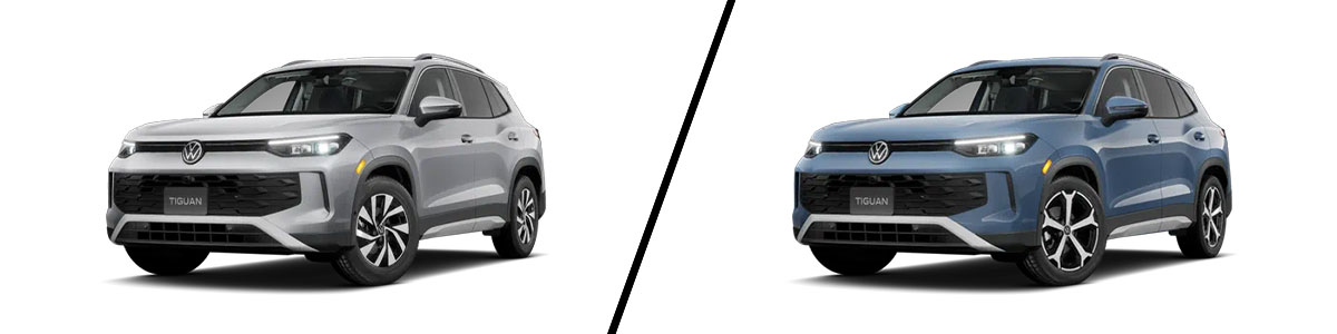 2025 Volkswagen Tiguan S vs 2025 Volkswagen Tiguan SE