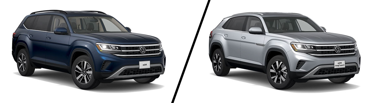 2023 Volkswagen Atlas vs 2023 Volkswagen Atlas Cross Sport