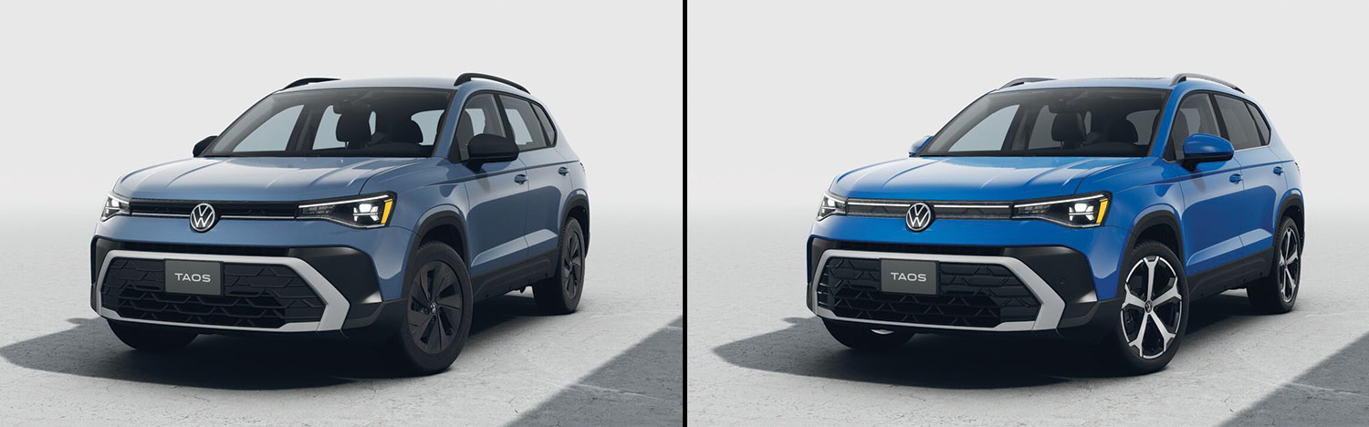 2026 Volkswagen Taos S vs SEL trim levels